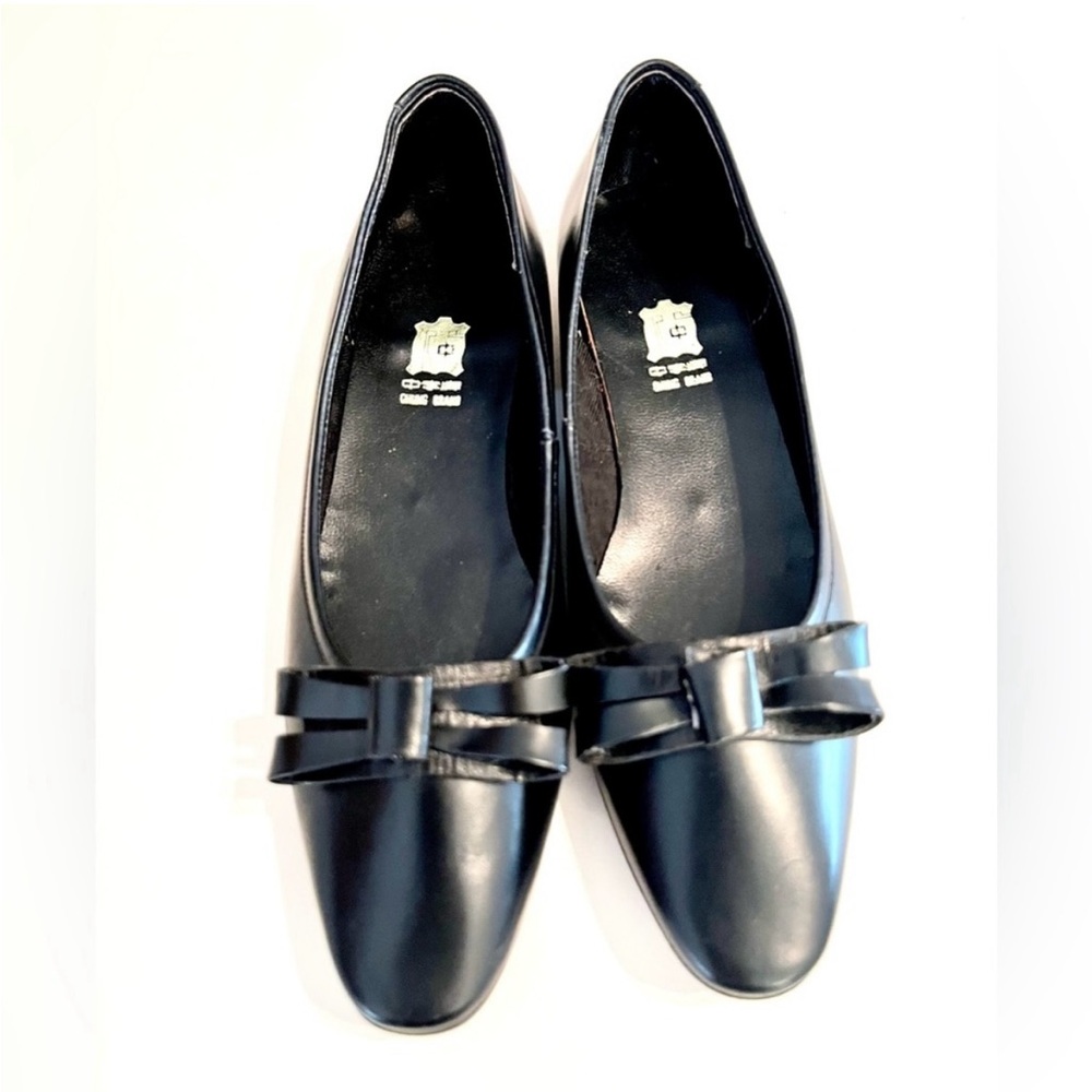 Vintage Bespoke Opera Leather Flats